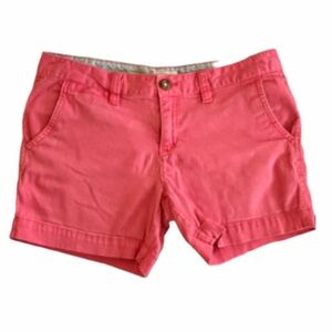 Red Camel Coral-Pink Women's Chino Bermuda Shorts
